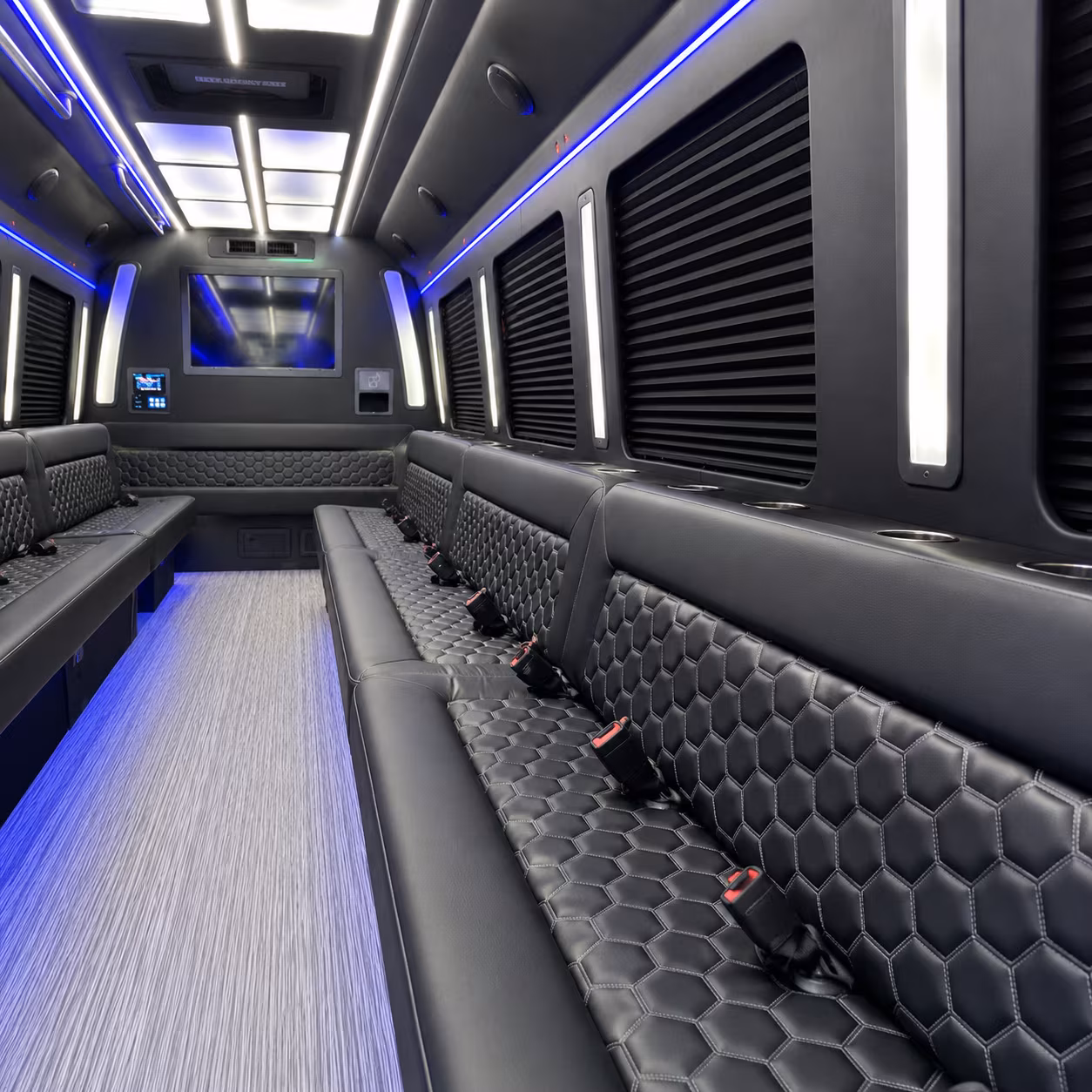 minot party bus rental interior