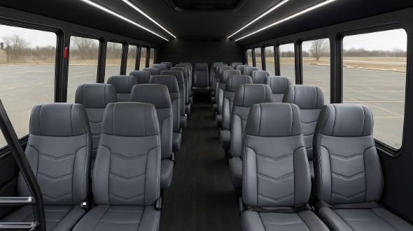 18 passenger minibus interior