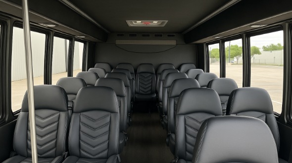 minot 15 passenger minibus inside