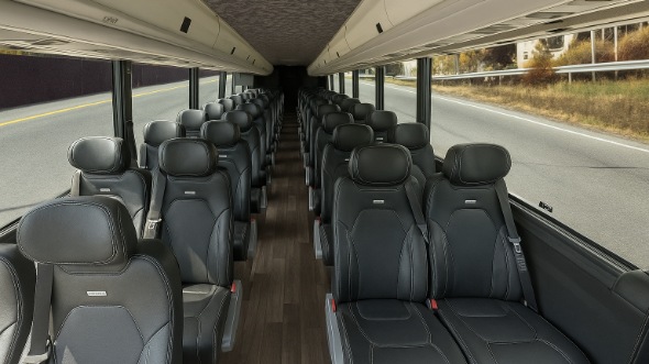 minot 20 passenger minibus inside